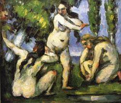 Paul Cezanne Three Bathers oil painting image